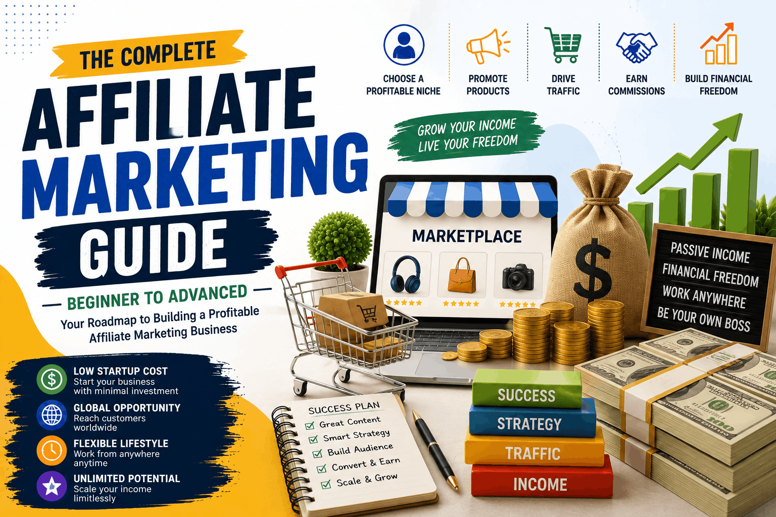 Complete Affiliate Marketing Guide (Beginner to Advanced)